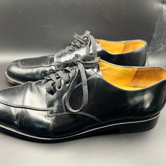 Men’s Cole Haan Black Leather Oxfords 10.5 D - Picture 2 of 6